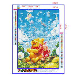 Full Diamond Painting kit - Pooh Bear
