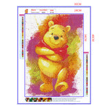 Full Diamond Painting kit - Pooh Bear