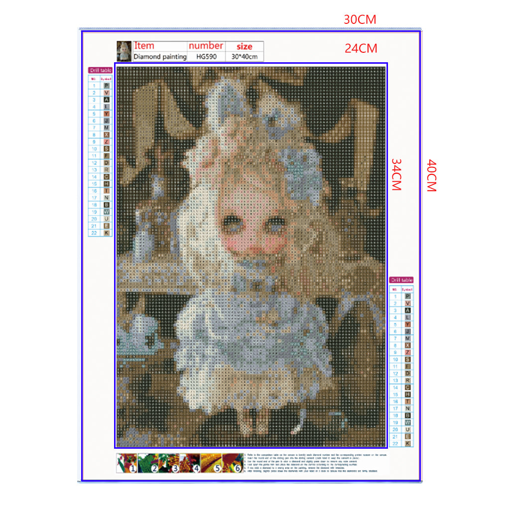 Full Diamond Painting kit - Blythe