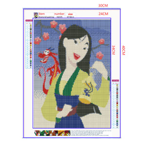 Full Diamond Painting kit - Mulan