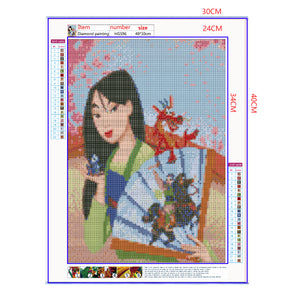 Full Diamond Painting kit - Mulan