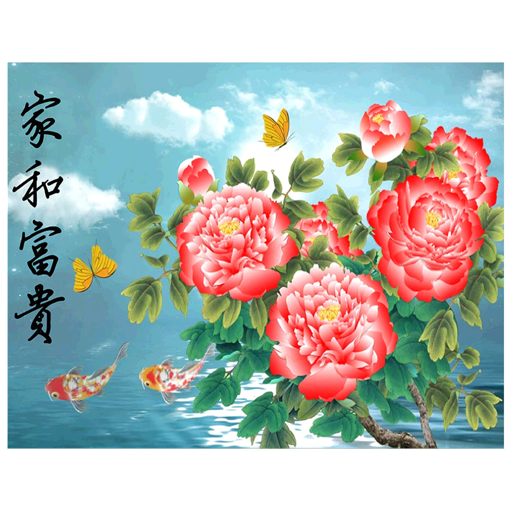 Full Diamond Painting kit - Blessings for home and wealth