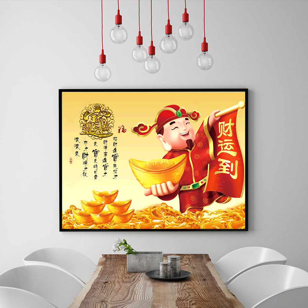 Full Diamond Painting kit - God of Wealth