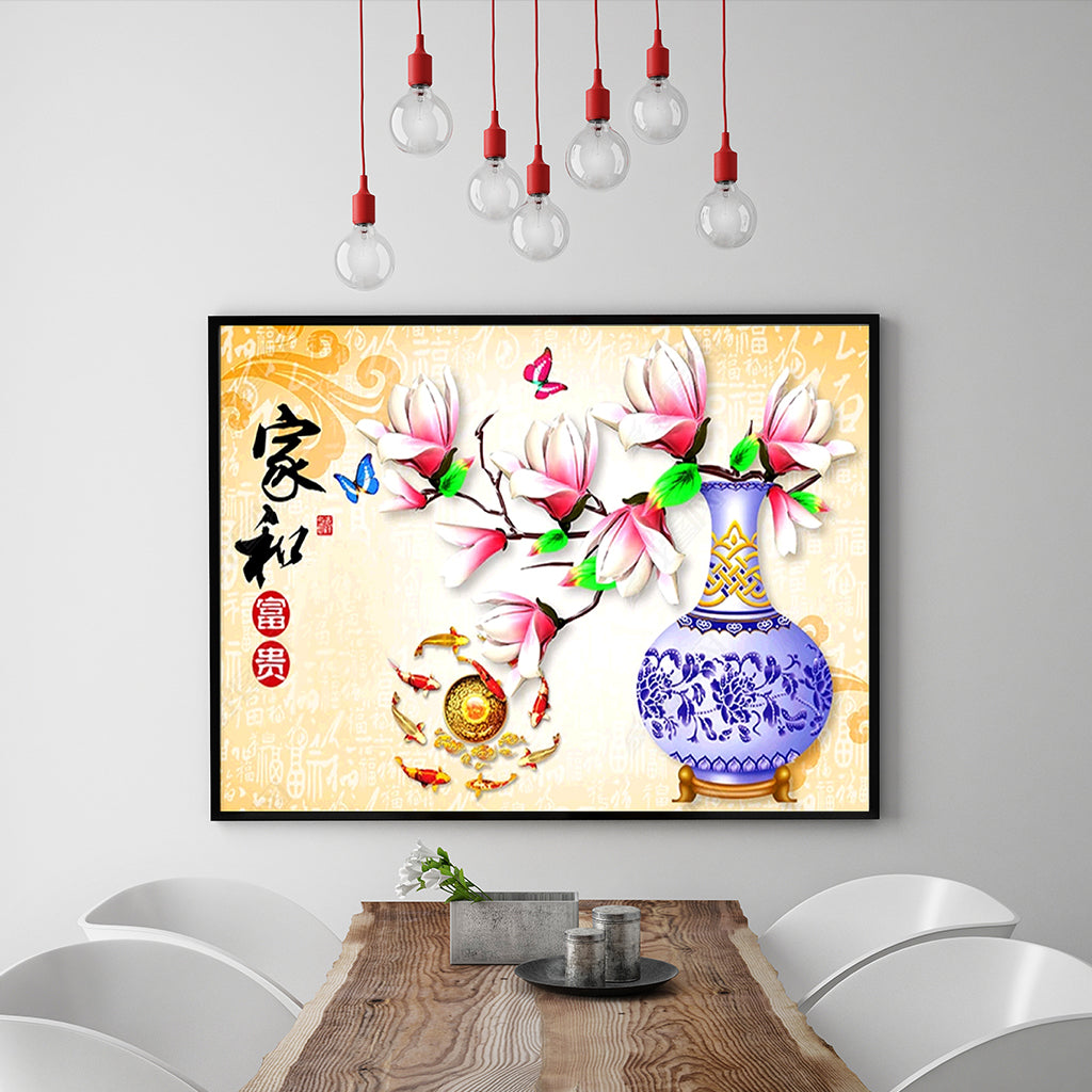 Full Diamond Painting kit - Blessings for home and wealth