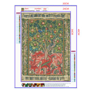 Full Diamond Painting kit - Abstract tree