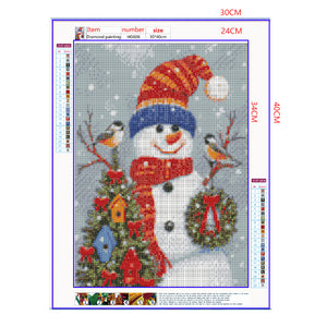Full Diamond Painting kit - Christmas snowman