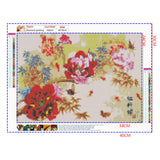Full Diamond Painting kit - Peony flowers