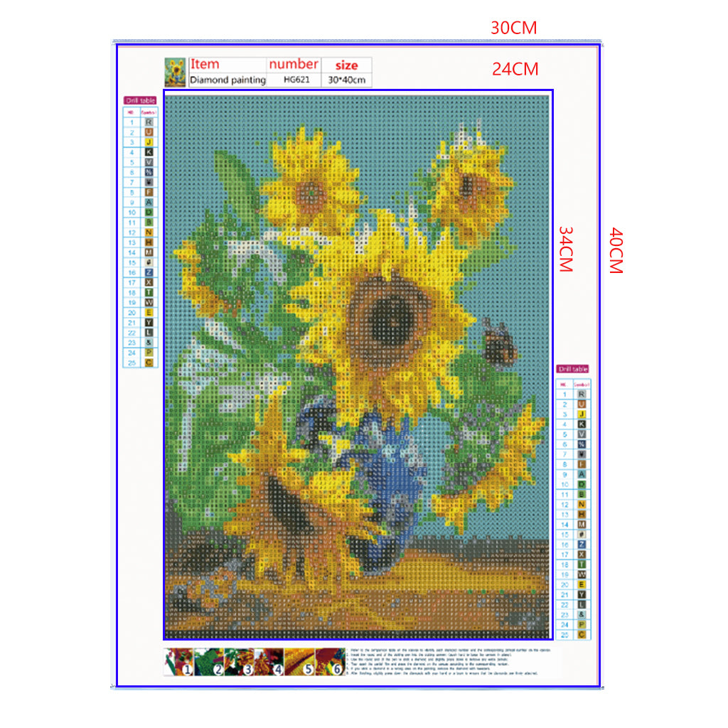 Full Diamond Painting kit - Sunflower