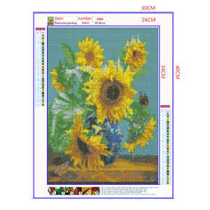 Full Diamond Painting kit - Sunflower