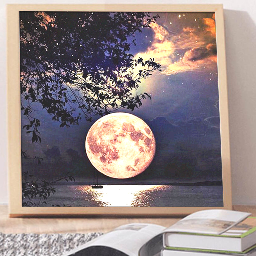 Full Diamond Painting kit - Sunset on the lake