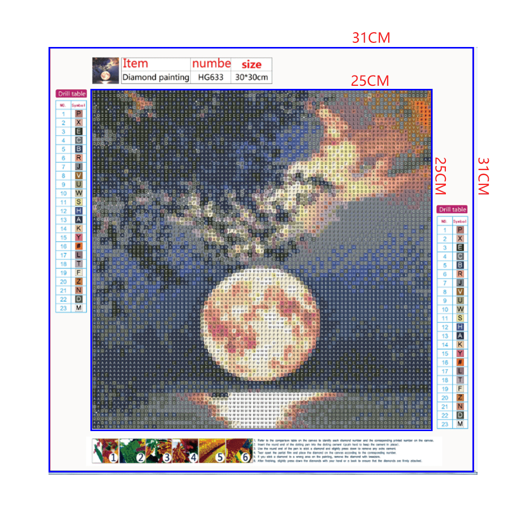 Full Diamond Painting kit - Sunset on the lake