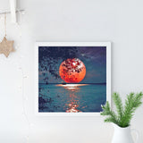 Full Diamond Painting kit - Moon on the lake