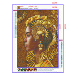 Full Diamond Painting kit - Respectful African Woman