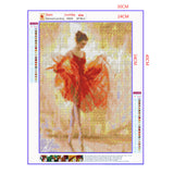 Full Diamond Painting kit - Beautiful ballerina