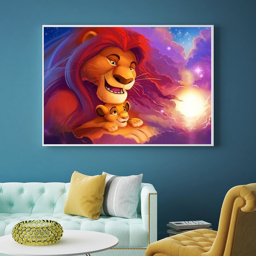 Full Diamond Painting kit - The lion king