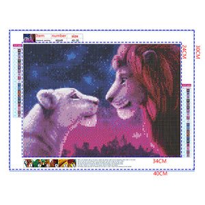 Full Diamond Painting kit - The lion king