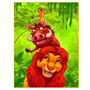 Full Diamond Painting kit - The lion king (16x20inch)