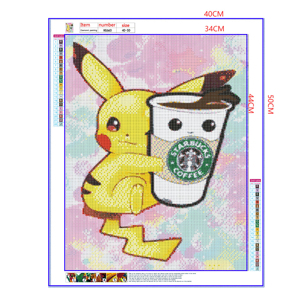 Full Diamond Painting kit - Pikachu (16x20inch)