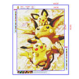 Full Diamond Painting kit - Pikachu (16x20inch)