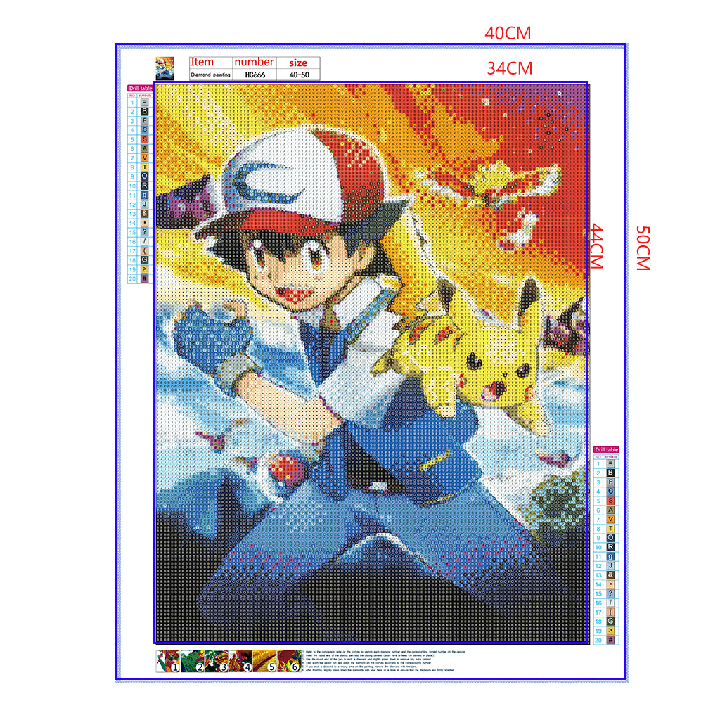 Full Diamond Painting kit - Pikachu (16x20inch)