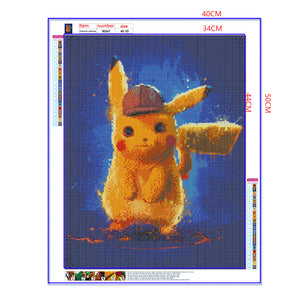 Full Diamond Painting kit - Pikachu (16x20inch)