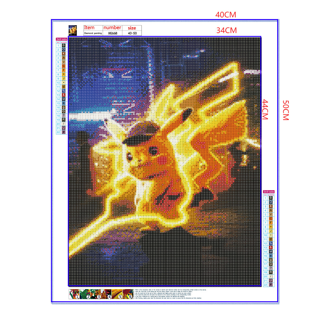 Full Diamond Painting kit - Pikachu (16x20inch)