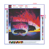 Full Diamond Painting kit - The sea and tree