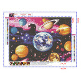Full Diamond Painting kit - Happy planets
