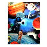 Full Diamond Painting kit - Man visit the planets