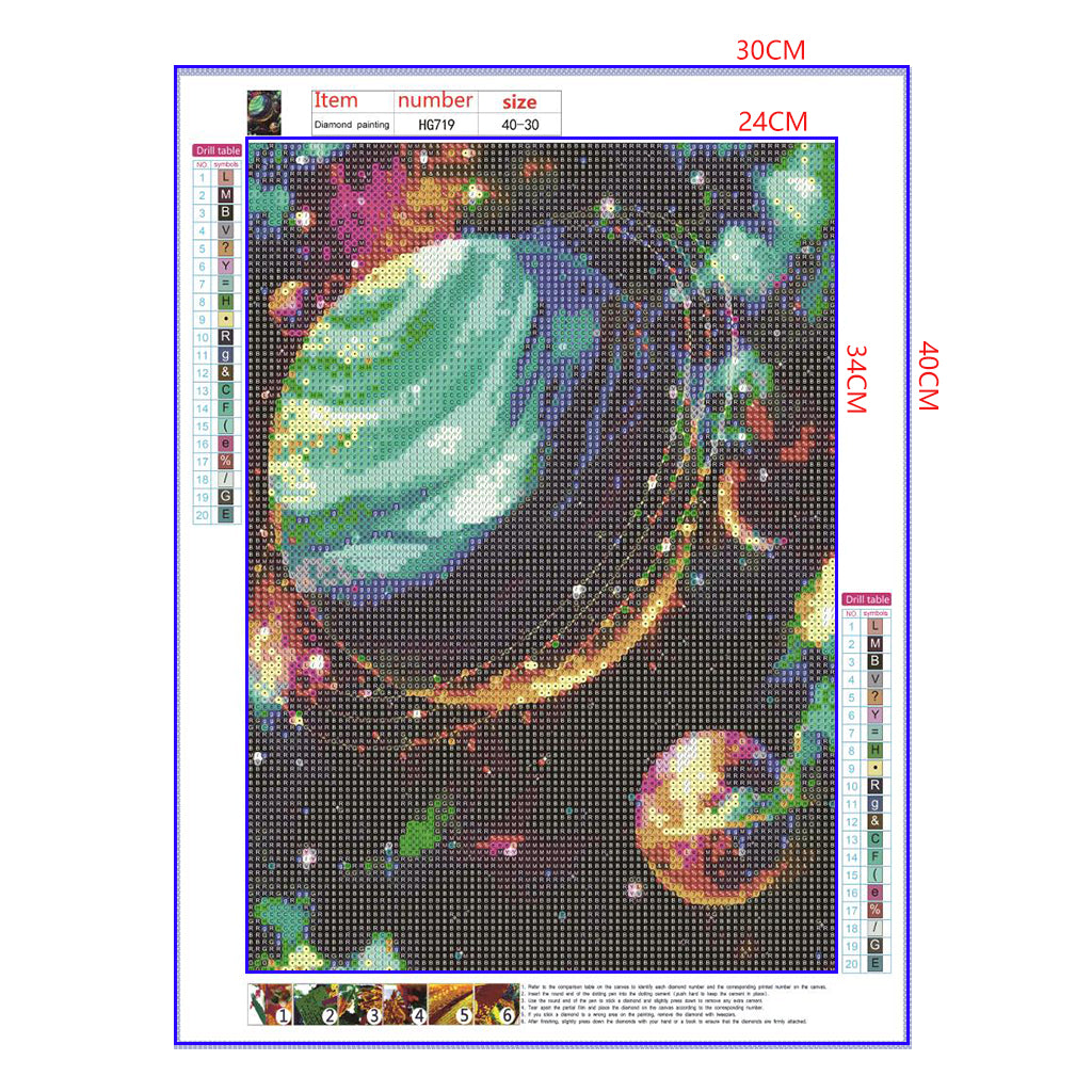Full Diamond Painting kit - Beautiful planet