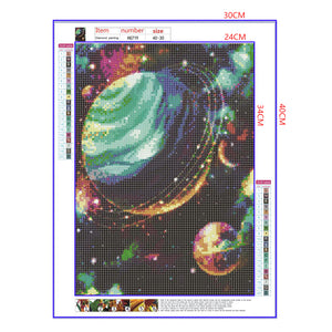 Full Diamond Painting kit - Beautiful planet
