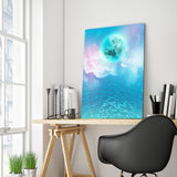 Full Diamond Painting kit - Blue planet and sea