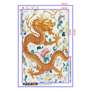 Full Diamond Painting kit - Dragon (16x24inch)