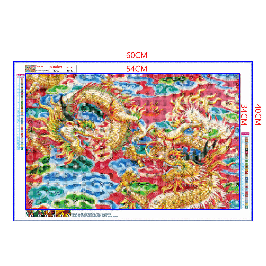 Full Diamond Painting kit - Dragon (16x24inch)
