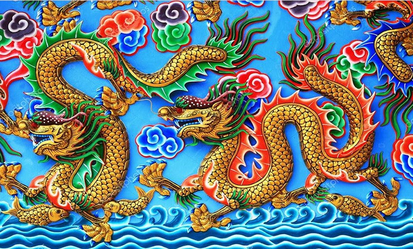 Full Diamond Painting kit - Dragon (16x24inch)