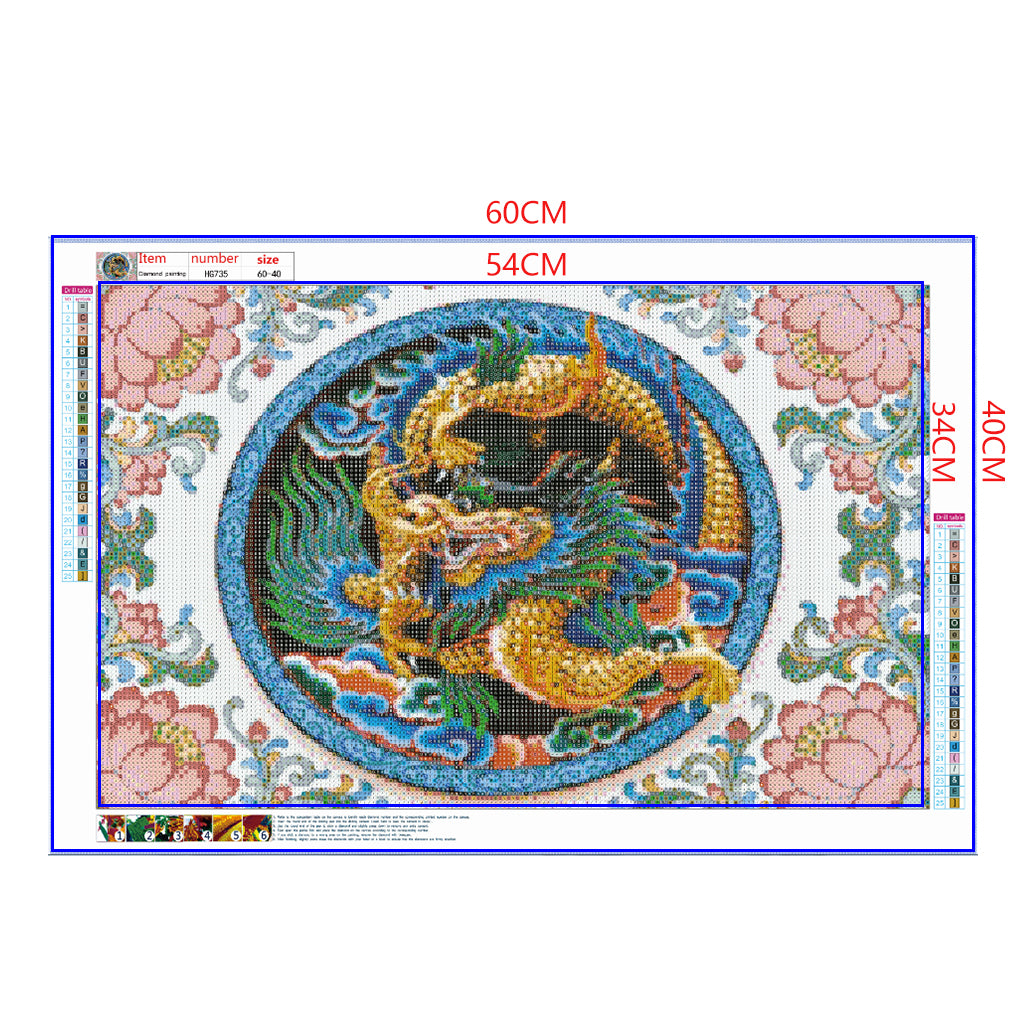 Full Diamond Painting kit - Dragon (16x24inch)