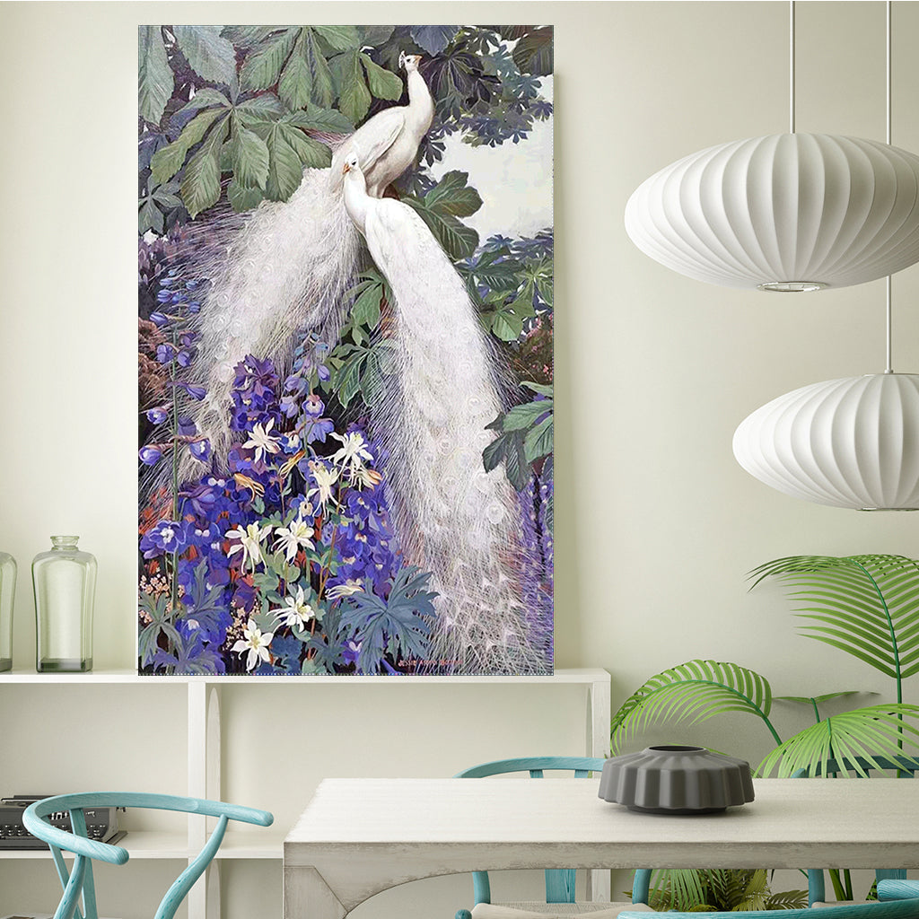 Full Diamond Painting kit - Beautiful peacocks (16x24inch)