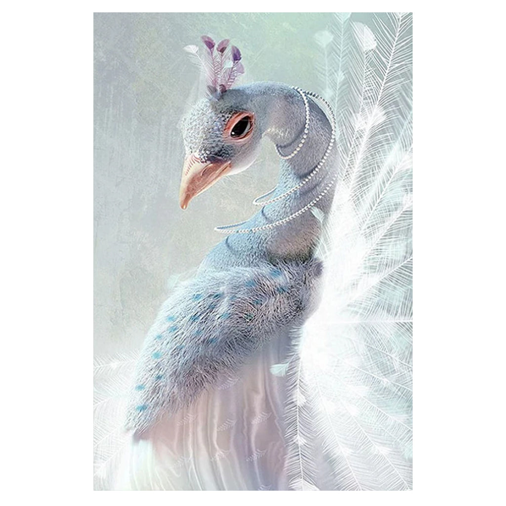 Full Diamond Painting kit - Beautiful peacock (16x24inch)