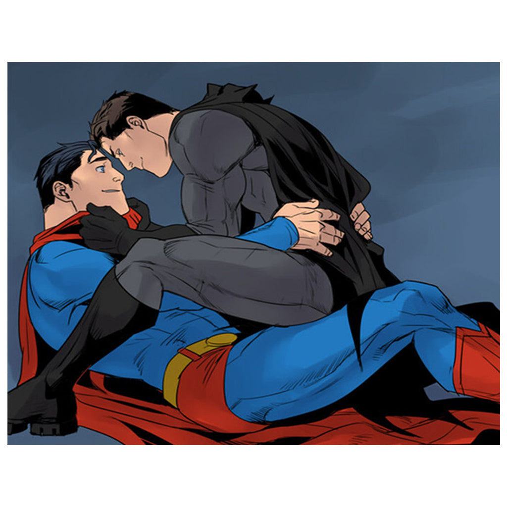 Full Diamond Painting kit - Superman and Batman