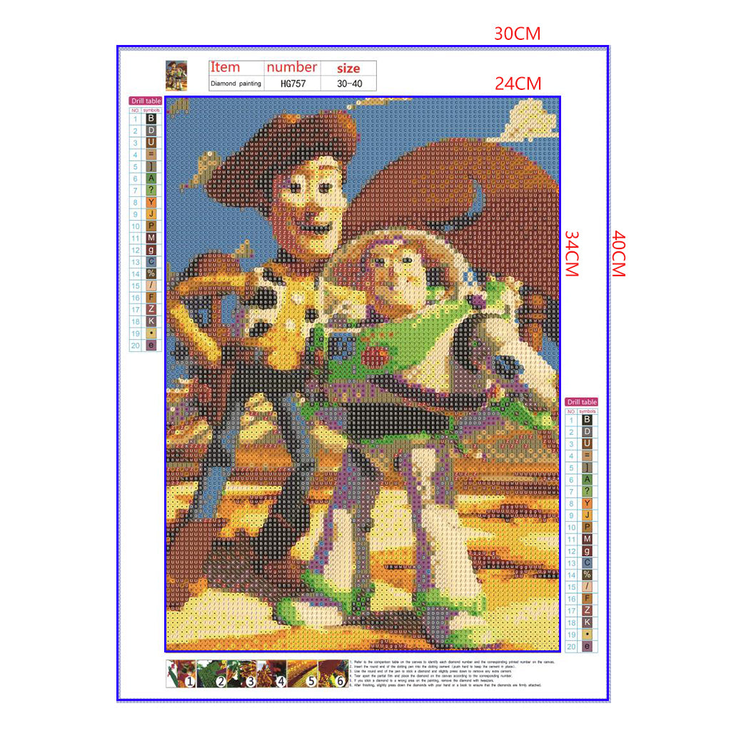 Full Diamond Painting kit - Toy Story