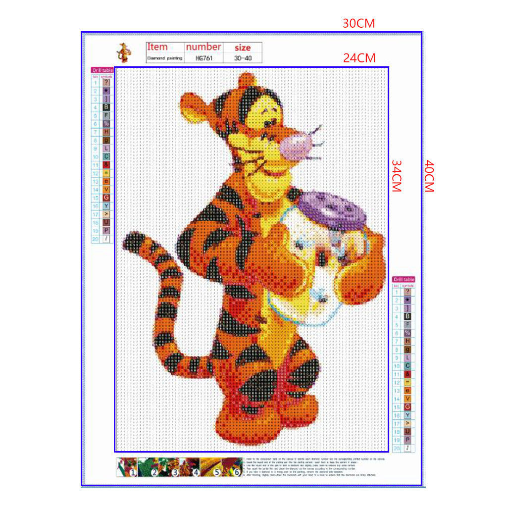 Full Diamond Painting kit - Tigger winnie the pooh