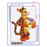 Full Diamond Painting kit - Tigger winnie the pooh