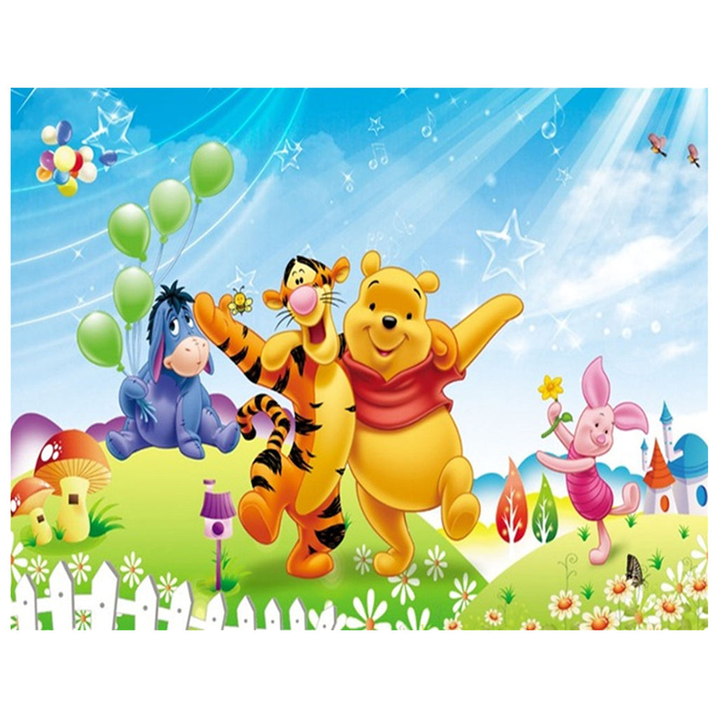 Full Diamond Painting kit - Winnie the pooh happy birthday