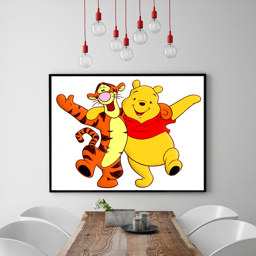 Full Diamond Painting kit - Tigger and pooh