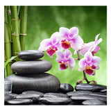 Full Diamond Painting kit - Flower and stones