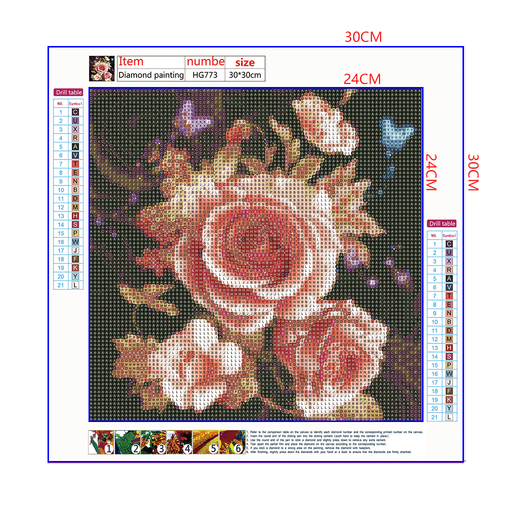 Full Diamond Painting kit - Beautiful roses