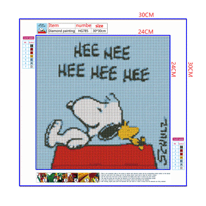 Full Diamond Painting kit - Dog Snoopy
