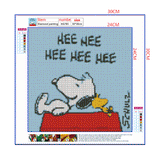 Full Diamond Painting kit - Dog Snoopy