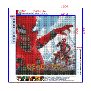 Full Diamond Painting kit - Dead pool