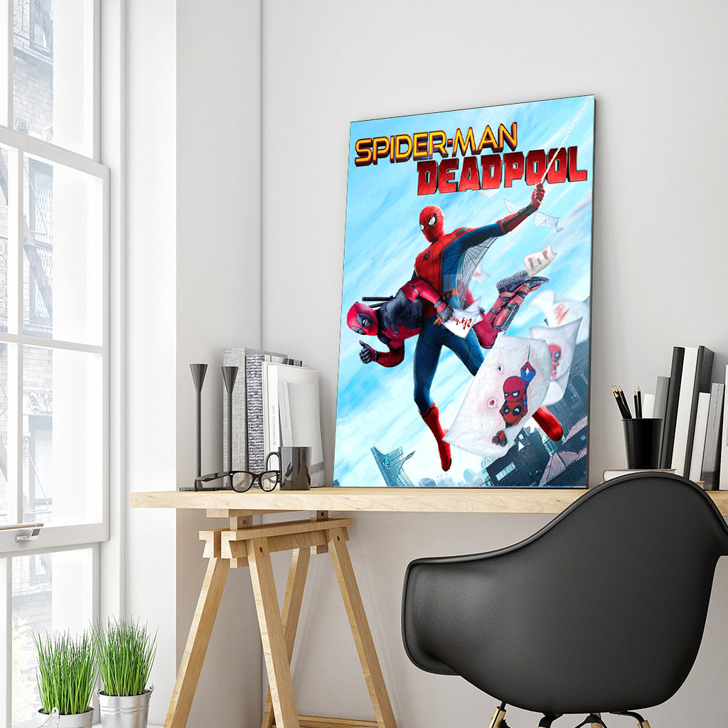 Full Diamond Painting kit - spider-man deadpool